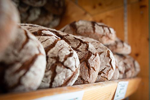 Brot in der Auslage